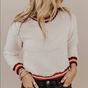 ROOLEE Cropped Sherpa Sweater